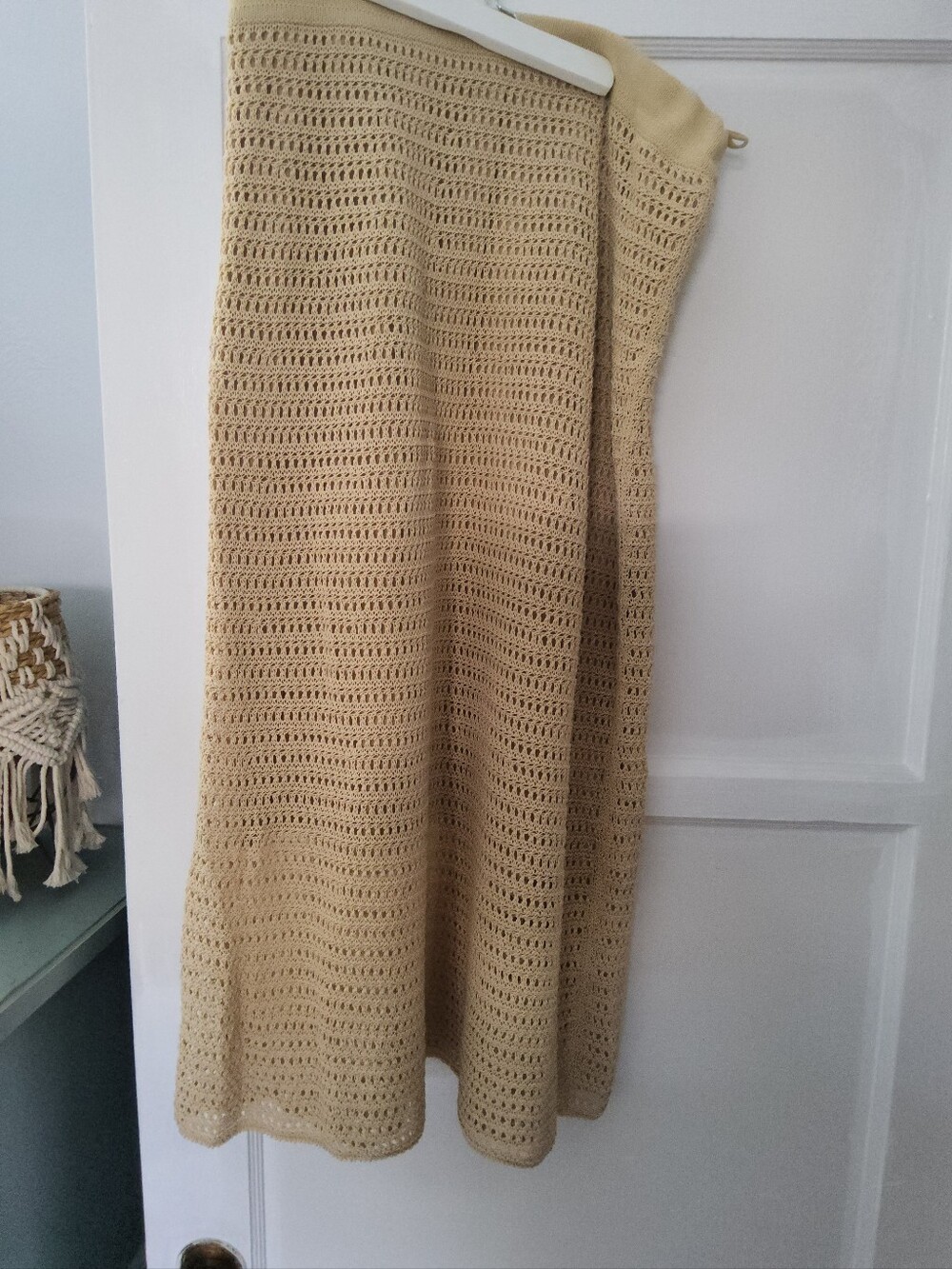 VINCE Crochet Maxi Skirt